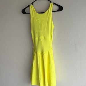 Yellow Sleeveless Women's Dress